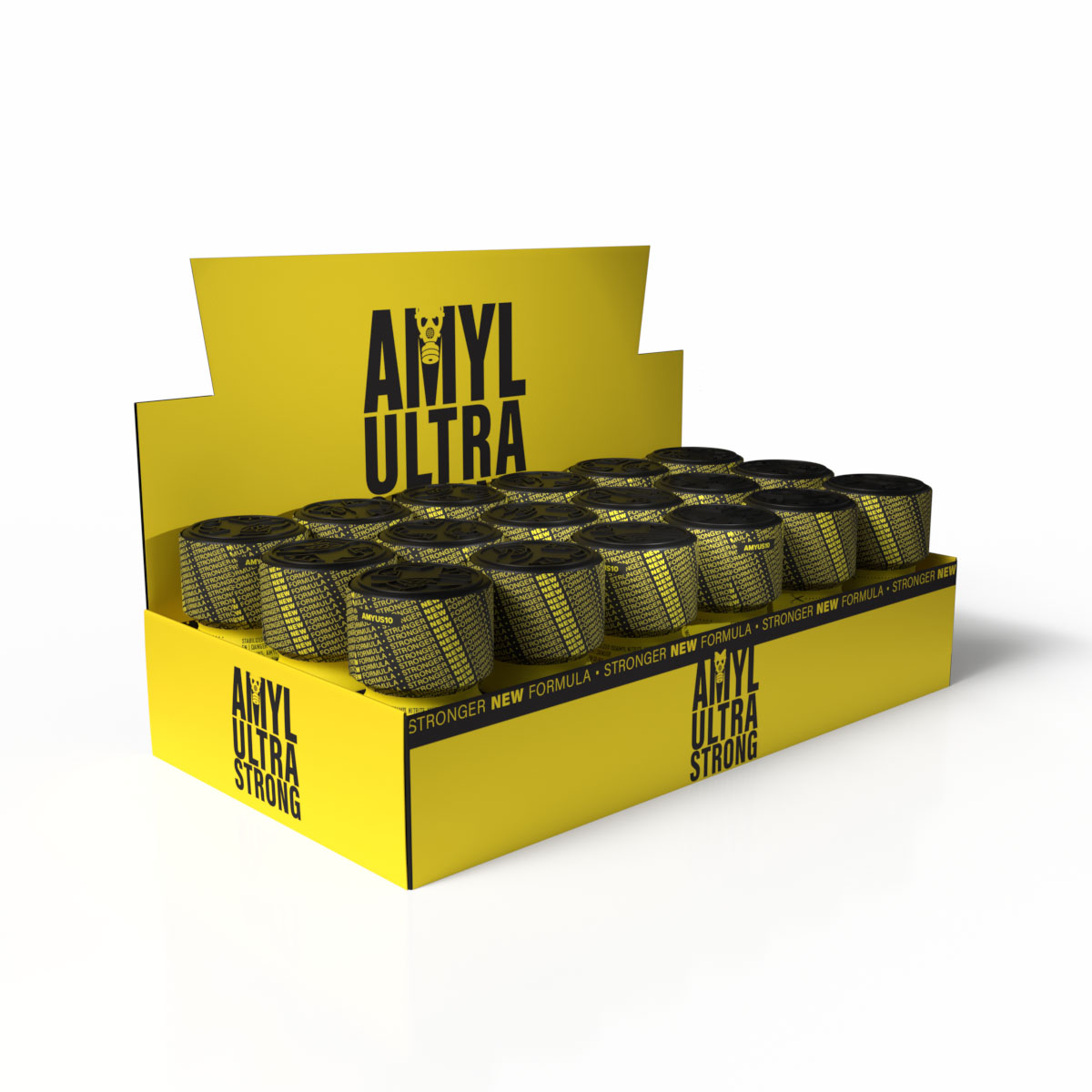 Amyl Ultra Strong Thekendisplay mit 18 Stück